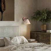 Applique murale LED en pierre naturelle et bois blanc — vue 1