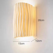 Applique murale LED en résine beige G9 luminosité ajustable — vue 16