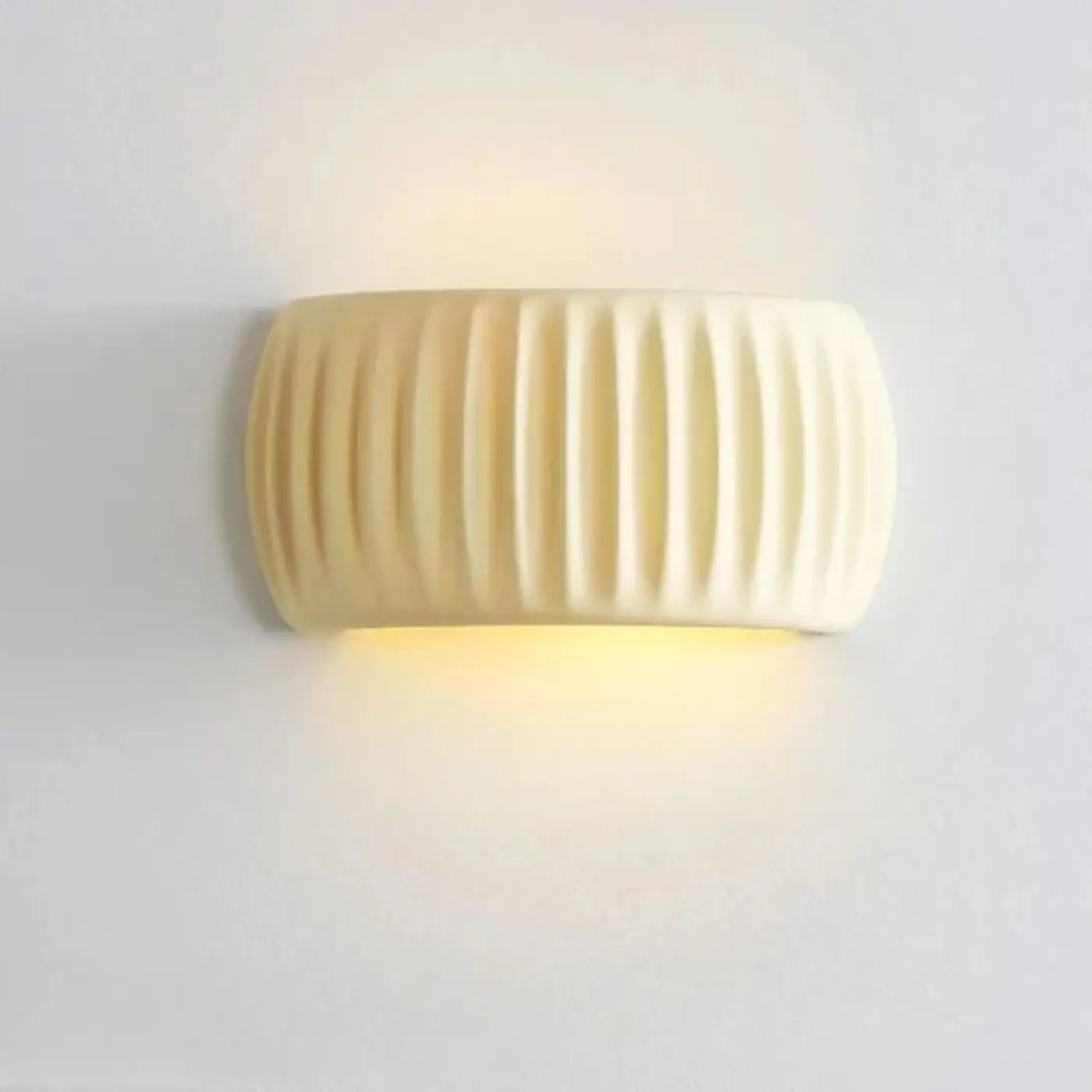 Applique murale LED en résine effet ondulé design Art Déco — vue 2
