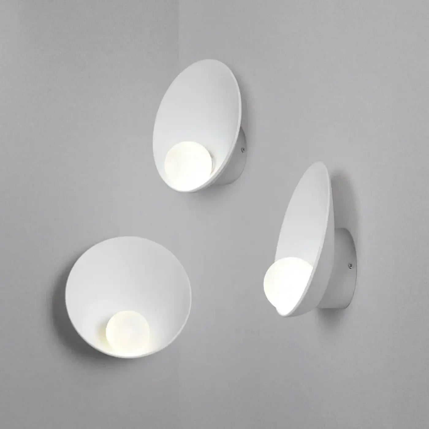 Applique murale LED en résine et verre moderne minimaliste — vue 3