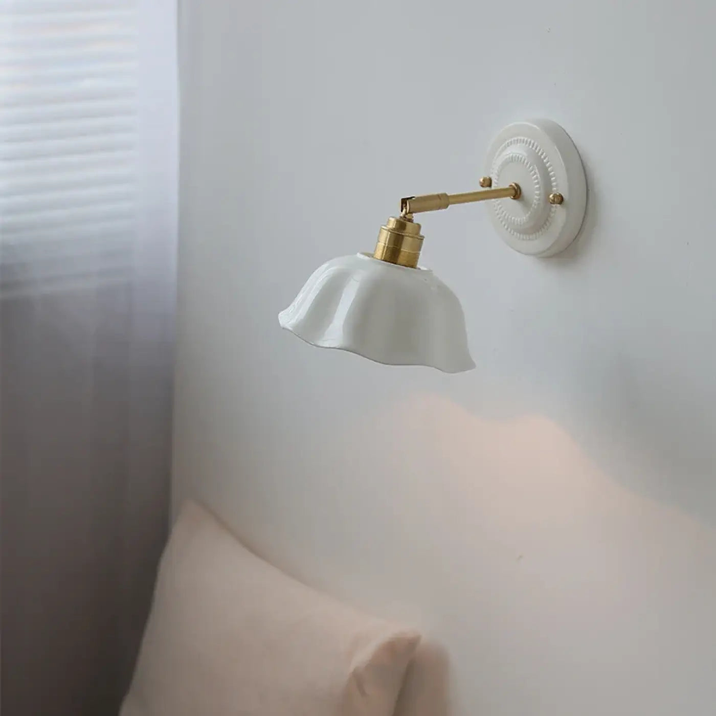 Applique murale LED en verre blanc style vintage IP65 — vue 4