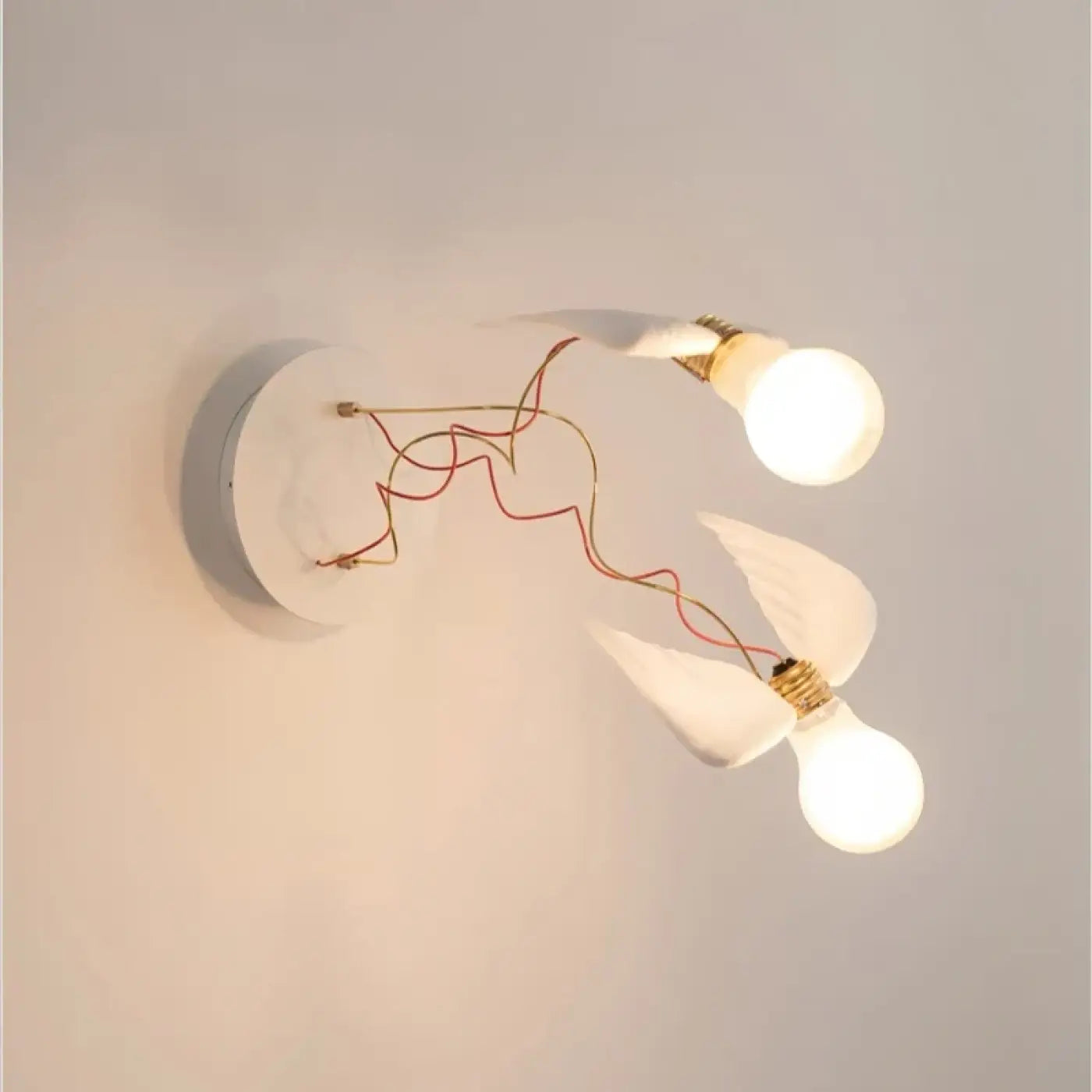 Applique murale LED en verre et métal doré minimaliste — vue 3
