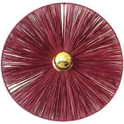 Applique murale LED fibre naturelle et métal vintage — vue 4