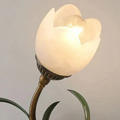 Applique murale LED florale blanche et verte — vue 4