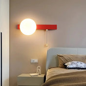 Applique murale LED géométrique aluminium et acrylique — vue 1