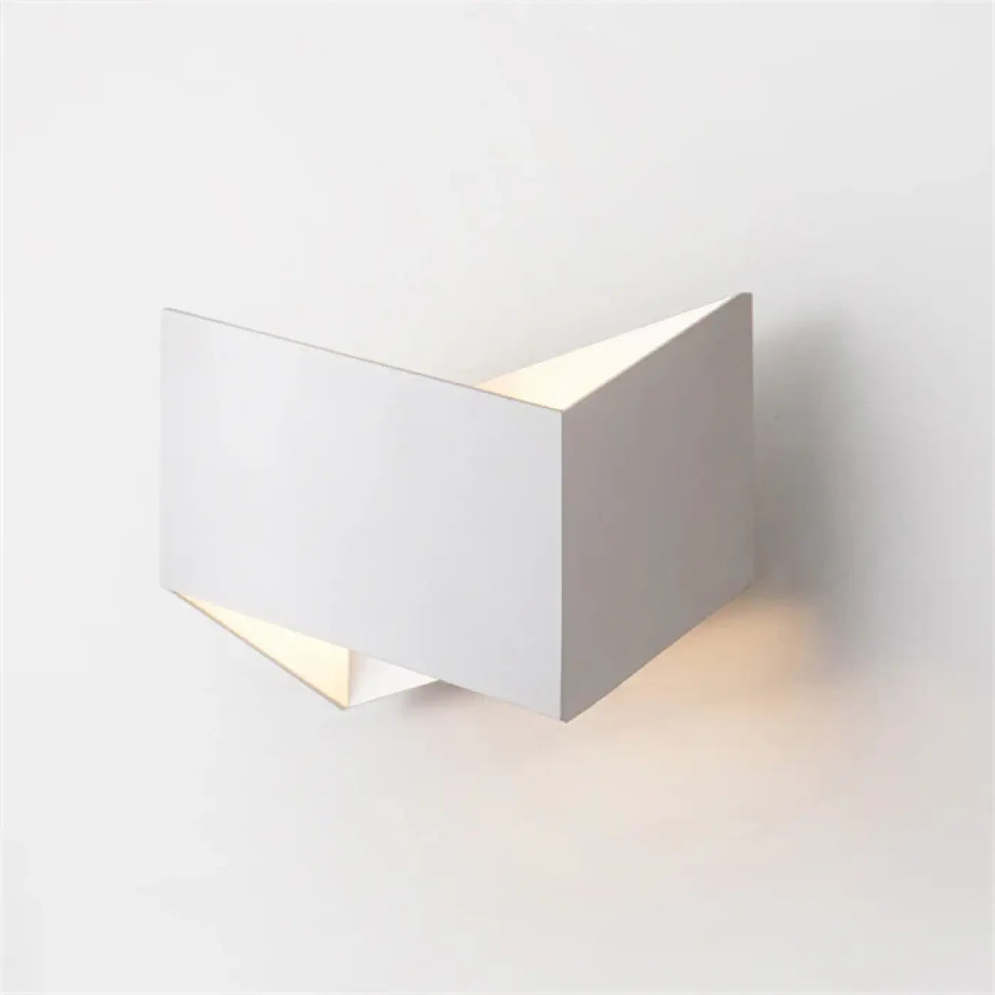 Applique murale LED géométrique noir et blanc IP65 — vue 5