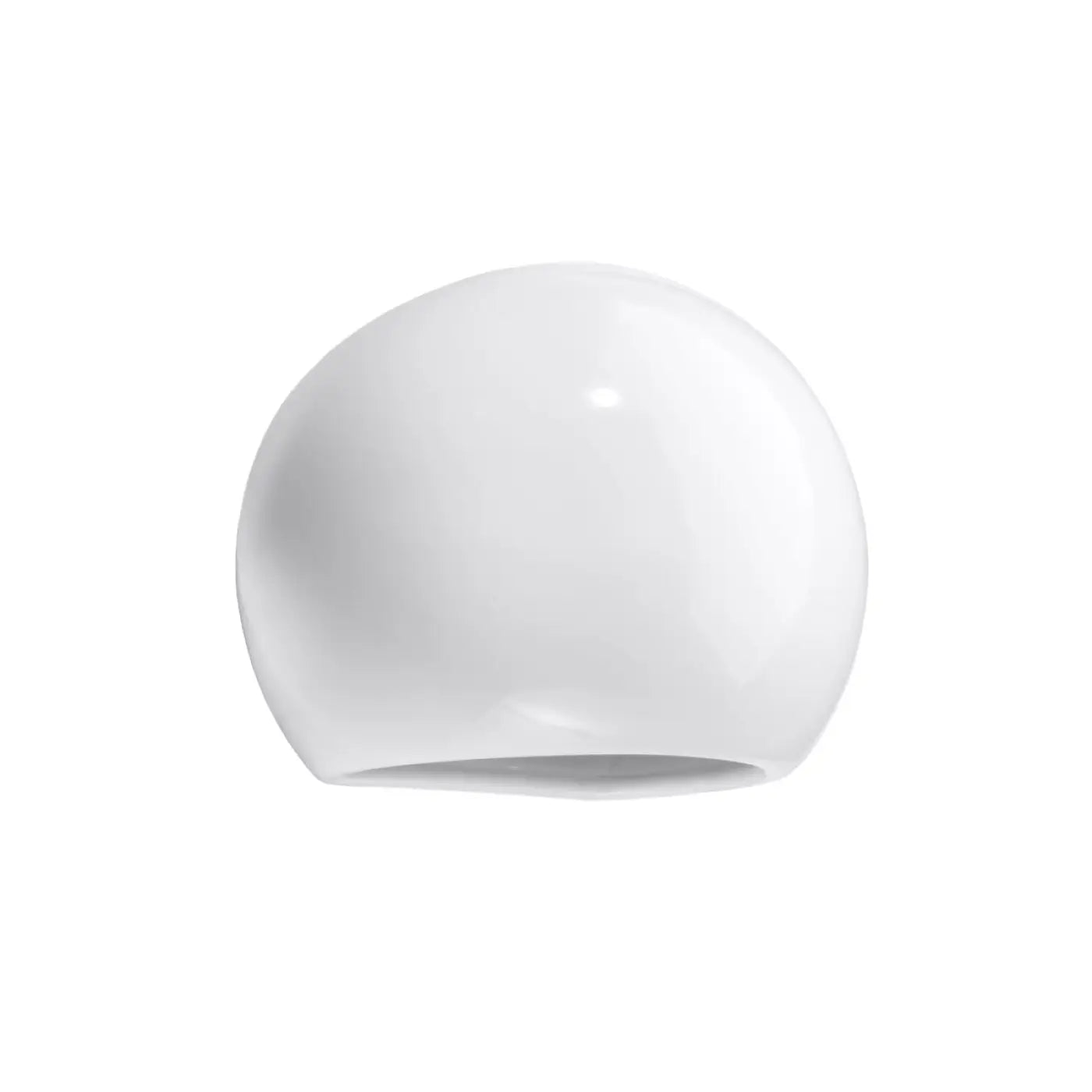 Applique murale LED globe en verre et céramique blanche — vue 3