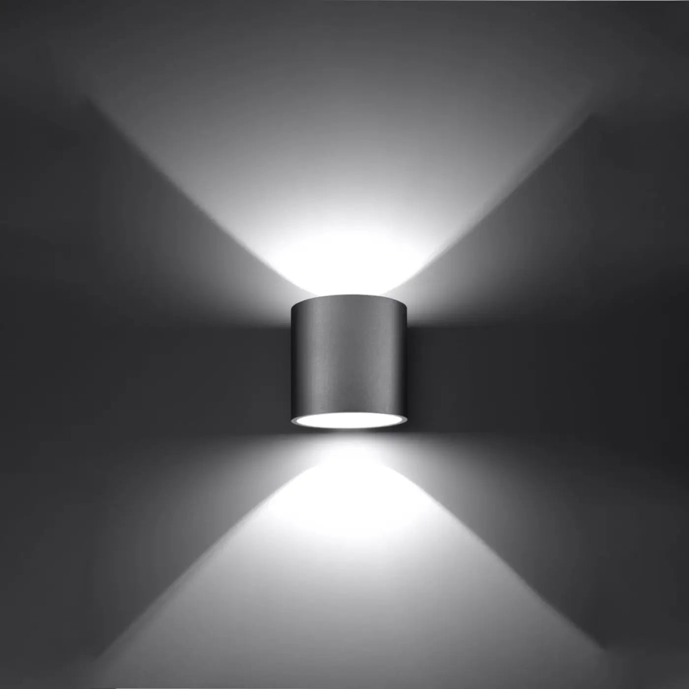 Applique murale LED grise G9 aluminium blanc froid 4000K — vue 1