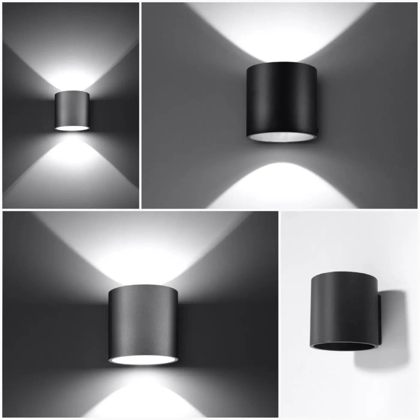 Applique murale LED grise G9 aluminium blanc froid 4000K — vue 4