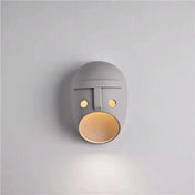 Applique murale LED grise IP65 en métal et acrylique — vue 1
