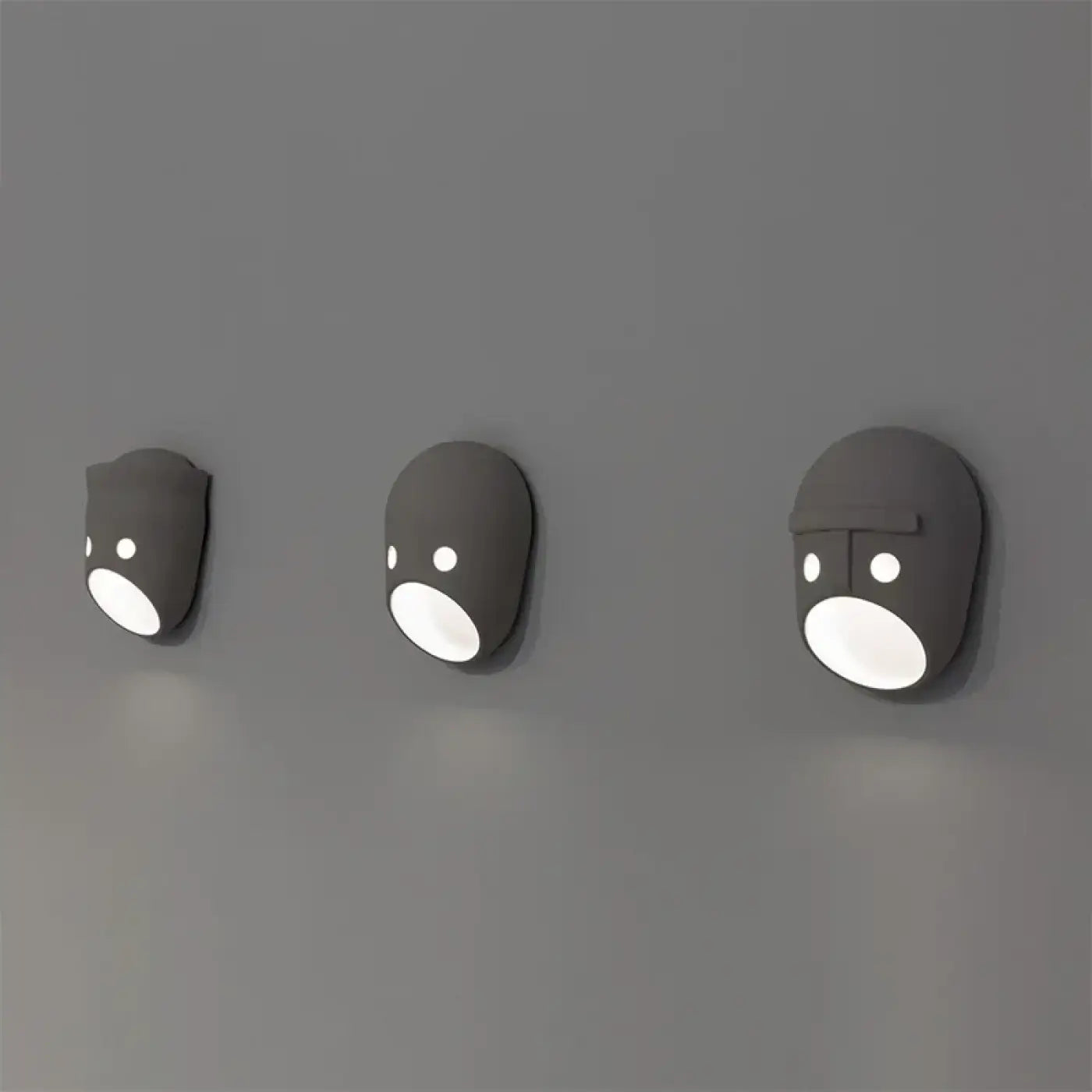 Applique murale LED grise IP65 en métal et acrylique — vue 11