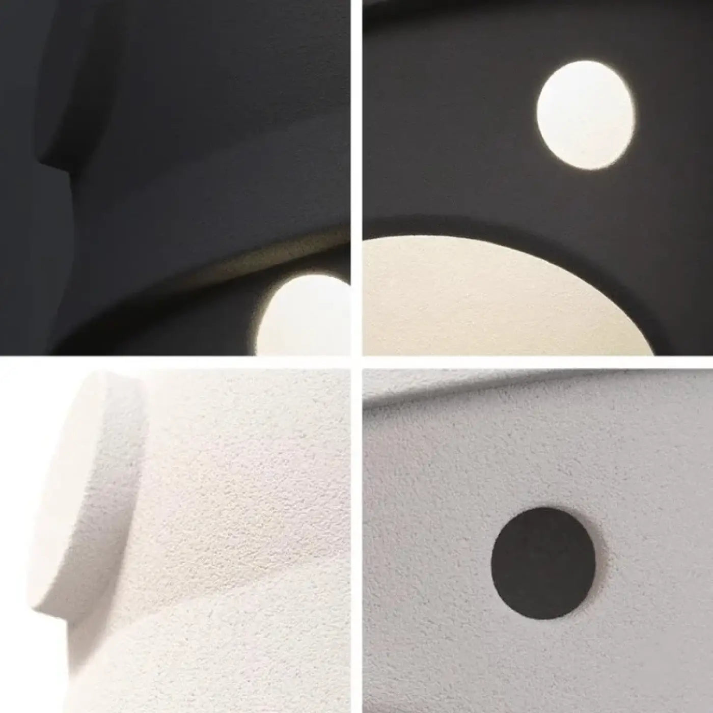 Applique murale LED grise IP65 en métal et acrylique — vue 4