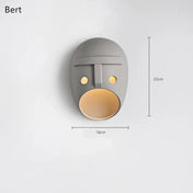 Applique murale LED grise IP65 en métal et acrylique — vue 8