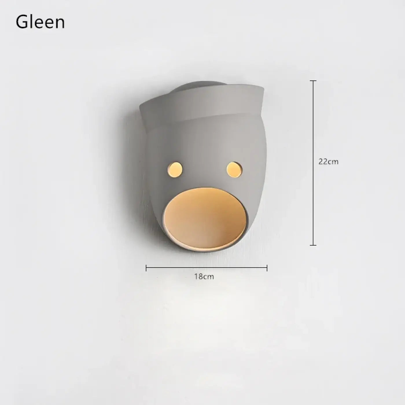 Applique murale LED grise IP65 en métal et acrylique — vue 9