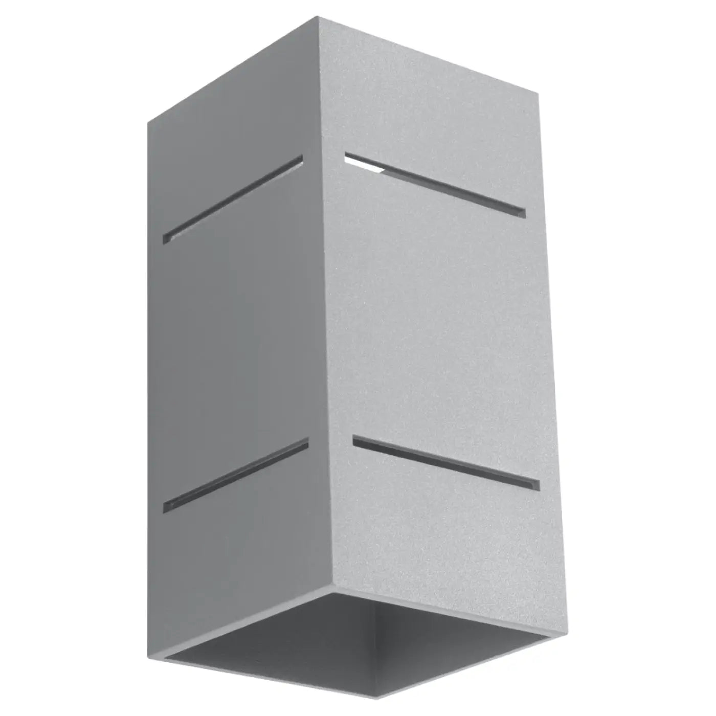Applique murale LED grise rectangulaire en aluminium G9 — vue 2