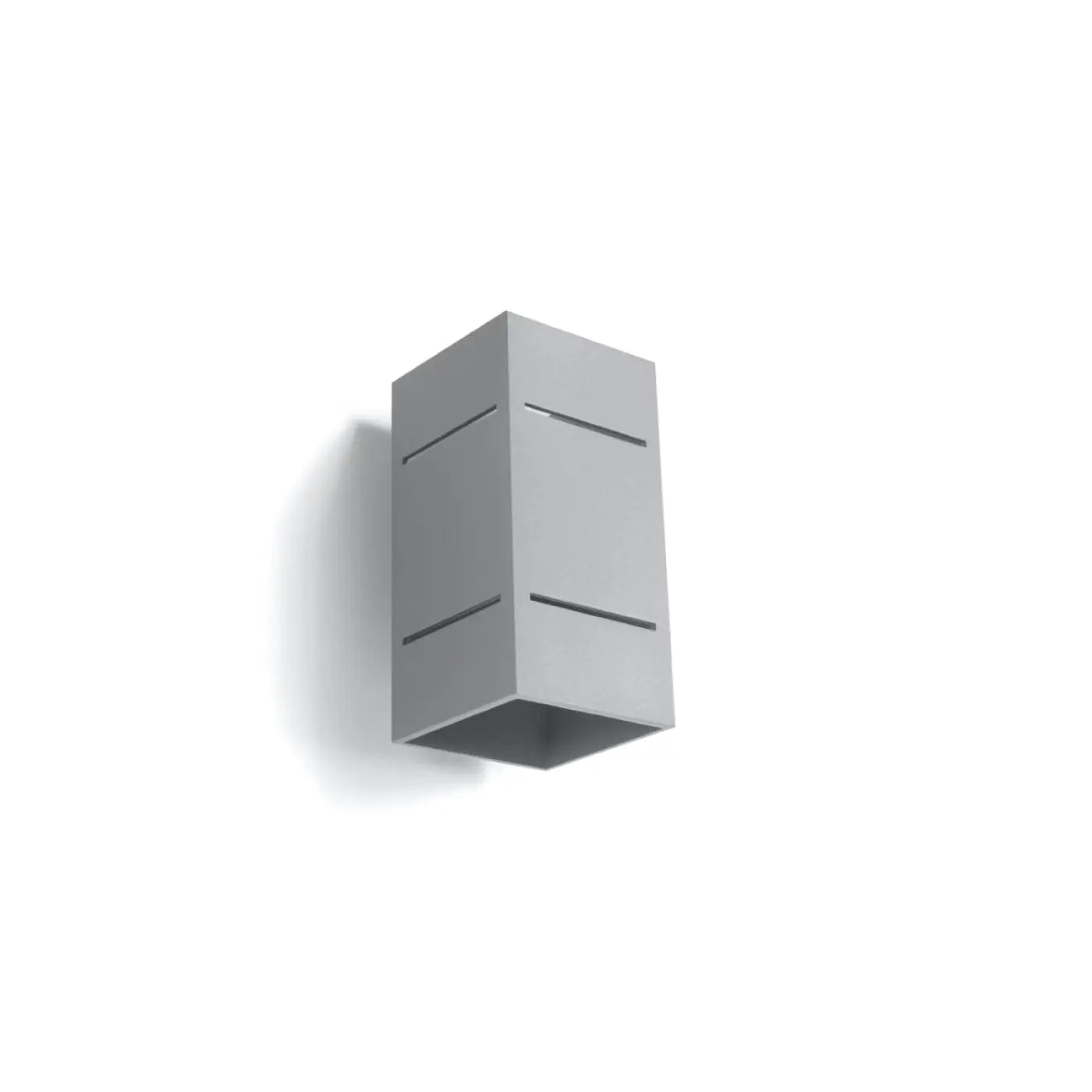 Applique murale LED grise rectangulaire en aluminium G9 — vue 4