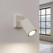 Applique murale LED GU10 en aluminium beige style épuré — vue 1