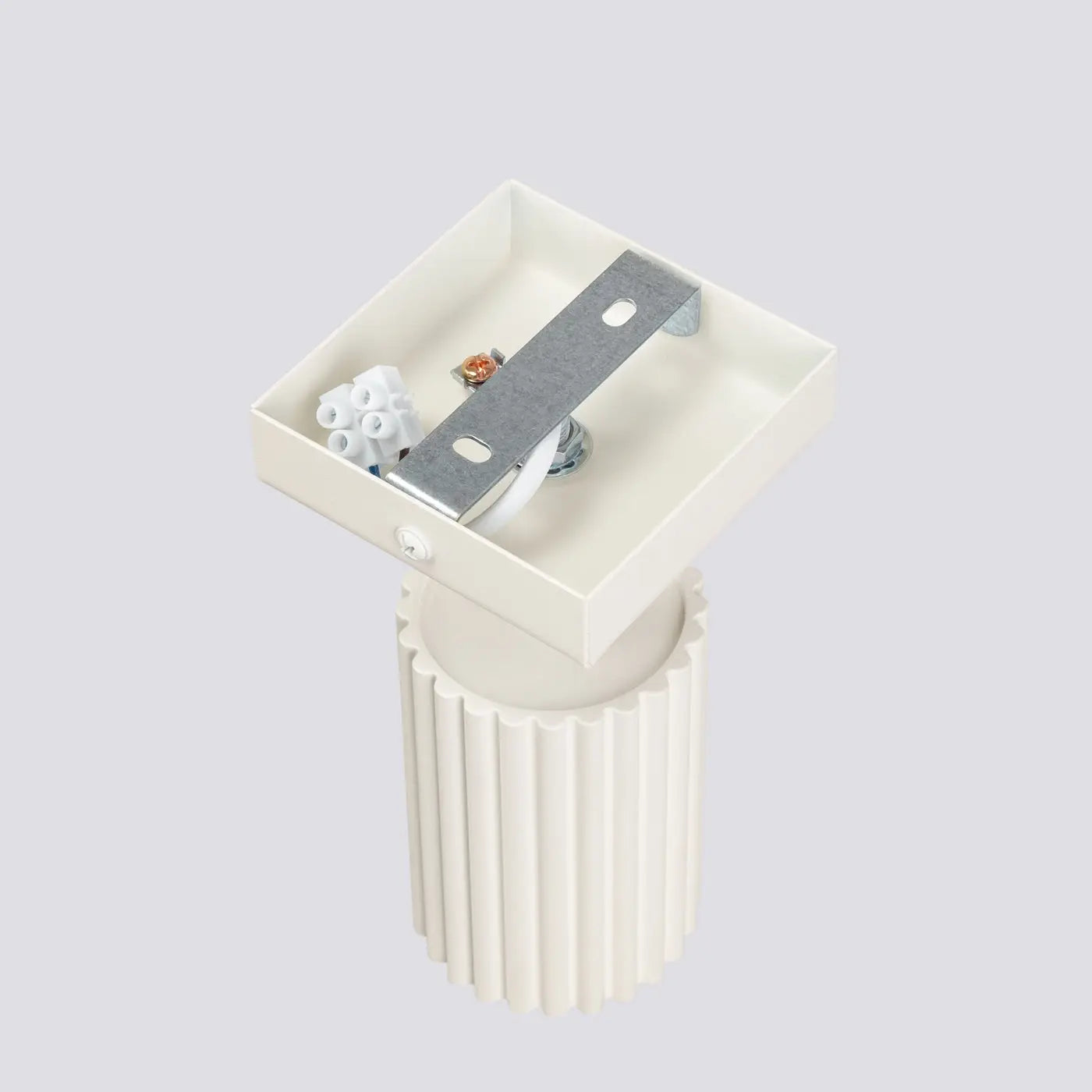 Applique murale LED GU10 en aluminium beige style épuré — vue 5