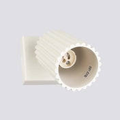 Applique murale LED GU10 en aluminium beige style épuré — vue 6
