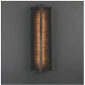 Applique murale LED industrielle bronze métal et acrylique — vue 2
