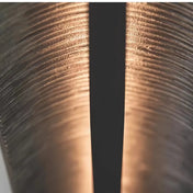 Applique murale LED industrielle bronze métal et acrylique — vue 3