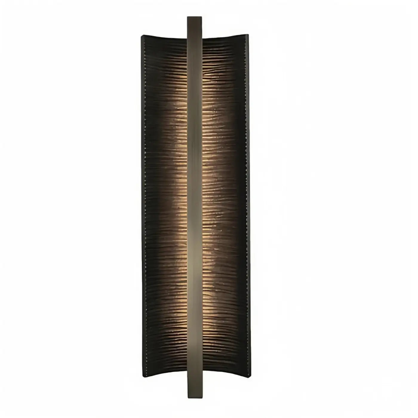 Applique murale LED industrielle bronze métal et acrylique — vue 5