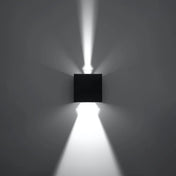 Applique murale LED intégrée aluminium noir IP54 — vue 4