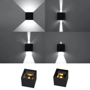 Applique murale LED intégrée aluminium noir IP54 — vue 6