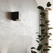 Applique murale LED intégrée aluminium noir IP54 — vue 8
