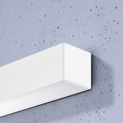 Applique murale LED linéaire blanc cassé minimaliste — vue 3