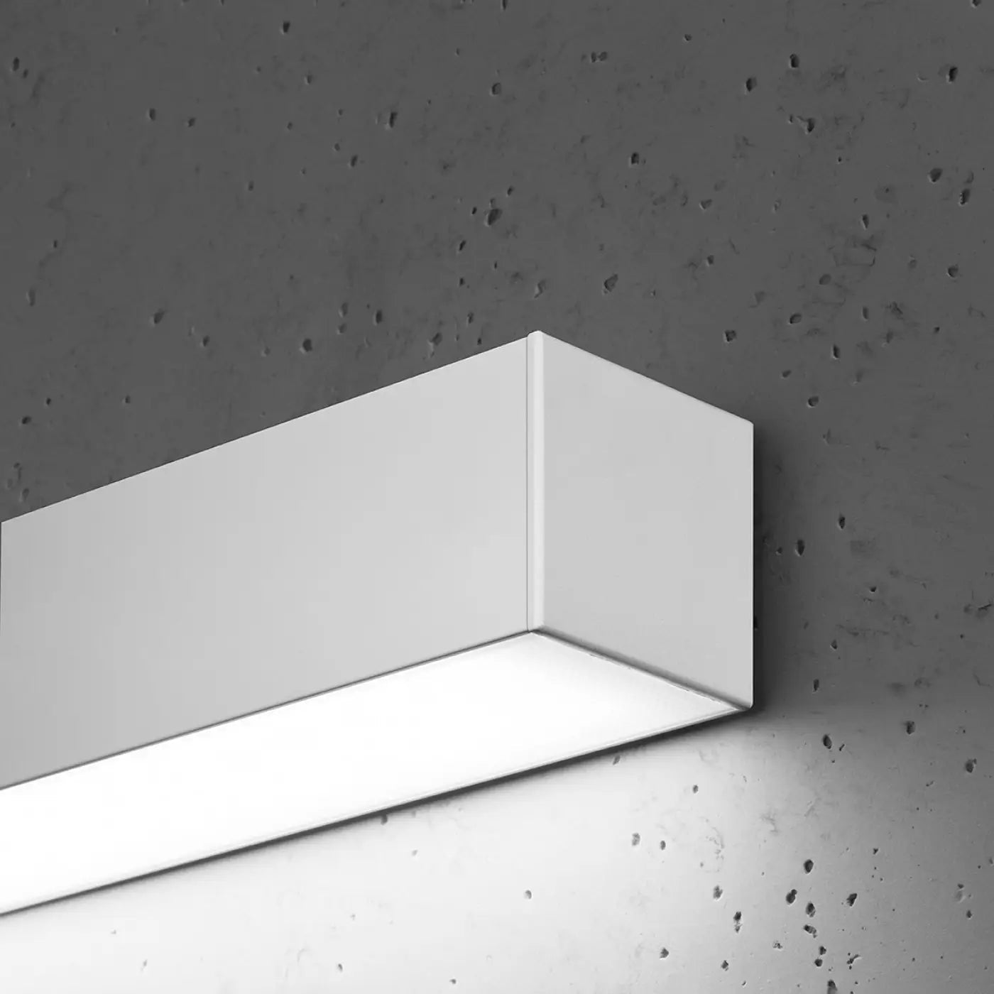Applique murale LED linéaire blanc cassé minimaliste — vue 4