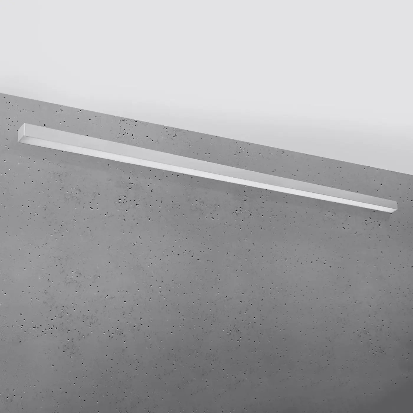 Applique murale LED linéaire gris béton minimaliste — vue 1