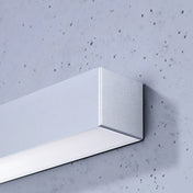 Applique murale LED linéaire gris béton minimaliste — vue 2