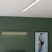 Applique murale LED linéaire gris béton minimaliste — vue 5