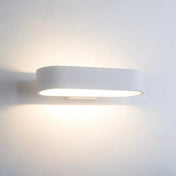 Applique murale LED linéaire métal noir ou blanc 12W — vue 1