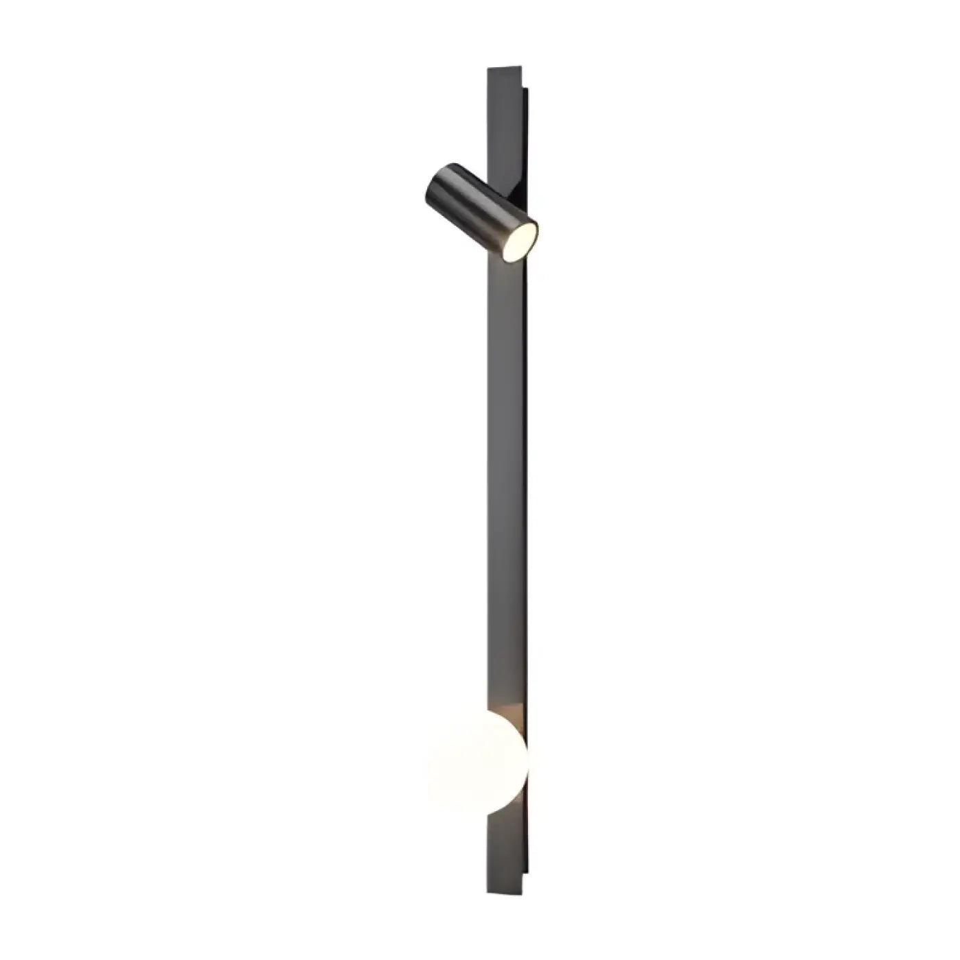 Applique murale LED linéaire noir et doré — vue 5