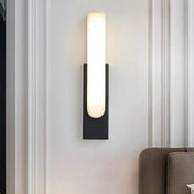 Applique murale LED linéaire noire blanche ou dorée — vue 2