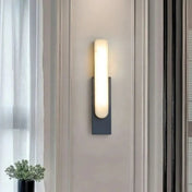 Applique murale LED linéaire noire blanche ou dorée — vue 3