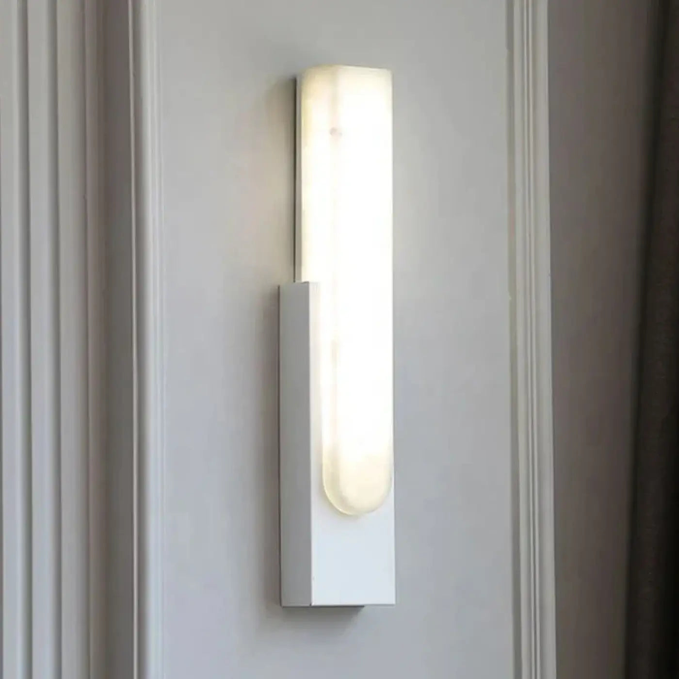 Applique murale LED linéaire noire blanche ou dorée — vue 5