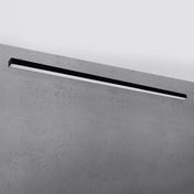 Applique murale LED linéaire noire en aluminium — vue 1