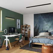 Applique murale LED linéaire noire en aluminium — vue 11