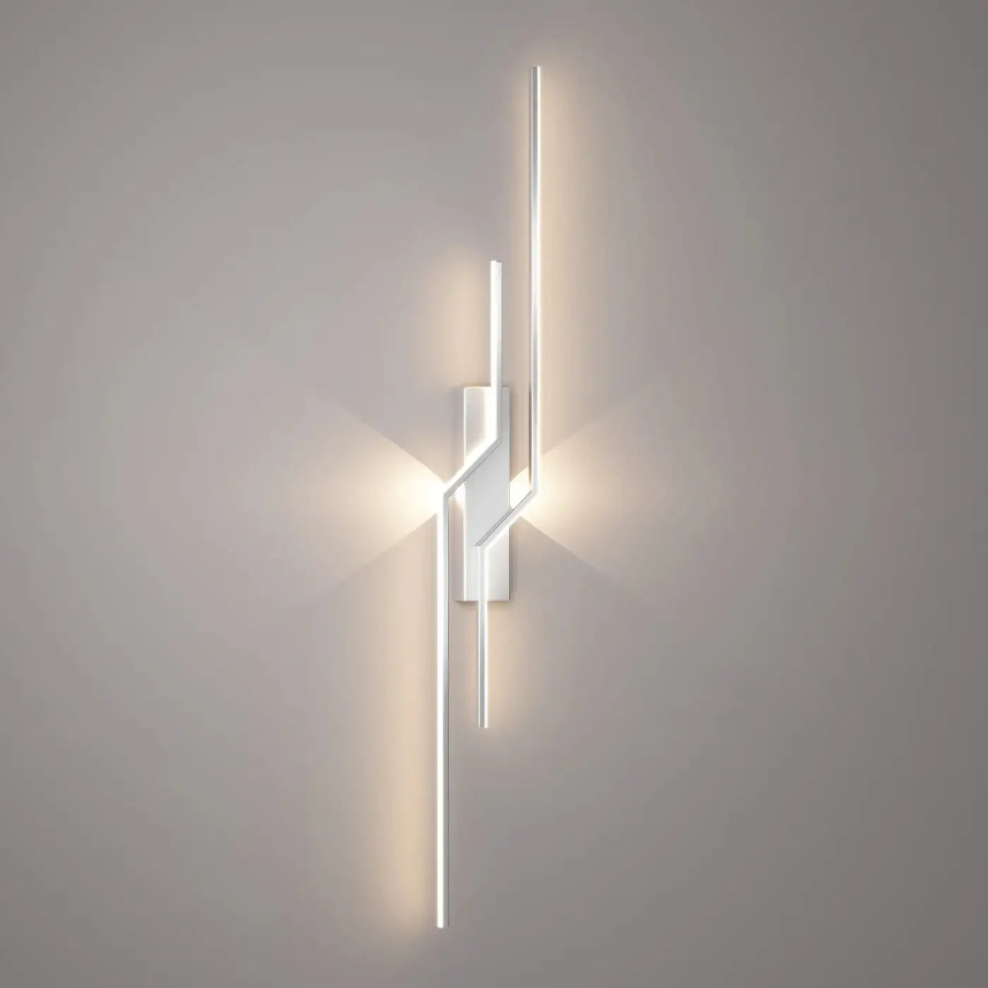 Applique murale LED linéaire noire et blanche — vue 10
