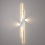 Applique murale LED linéaire noire et blanche — vue 14