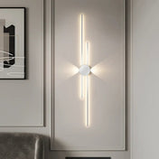 Applique murale LED linéaire noire et blanche — vue 23