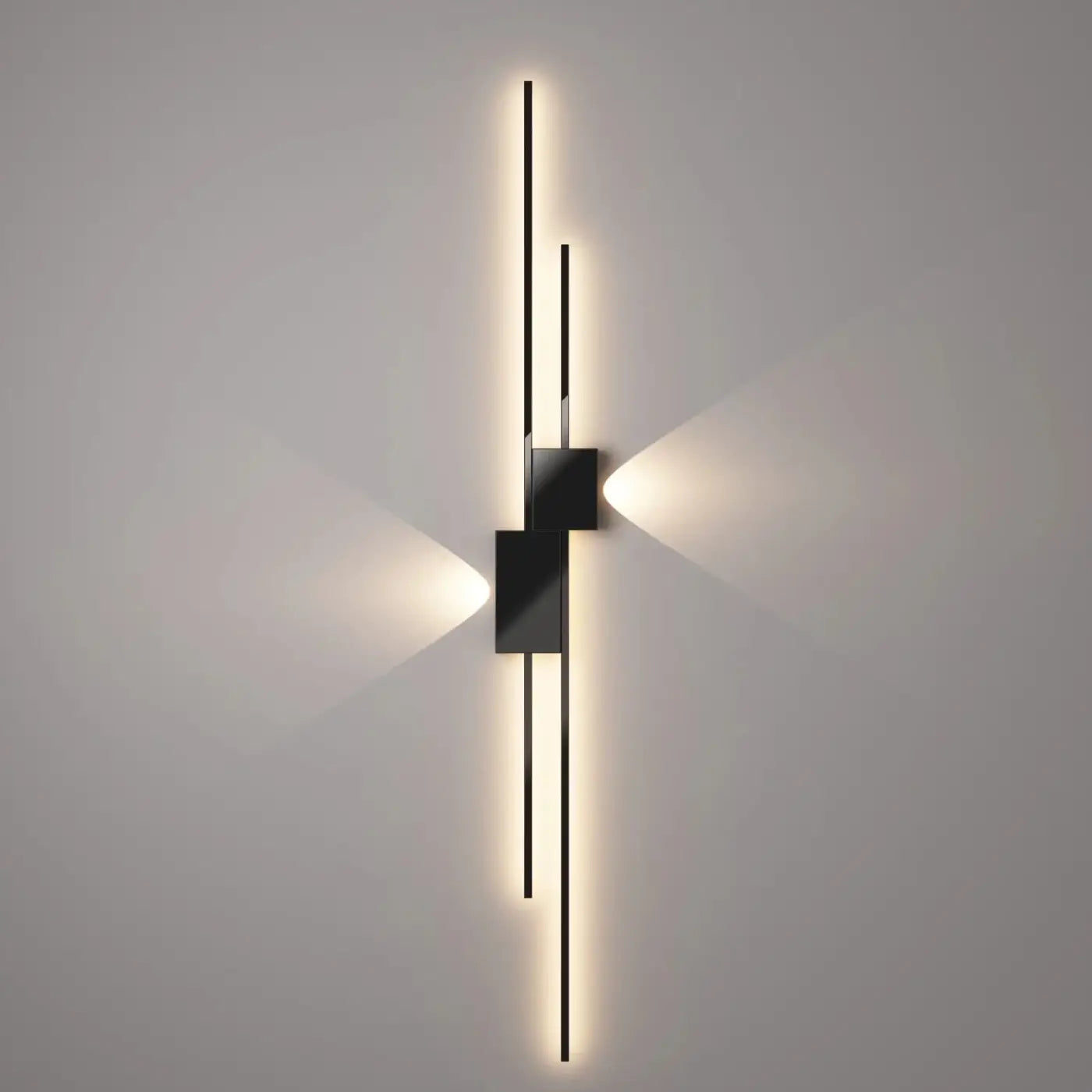 Applique murale LED linéaire noire et blanche — vue 24