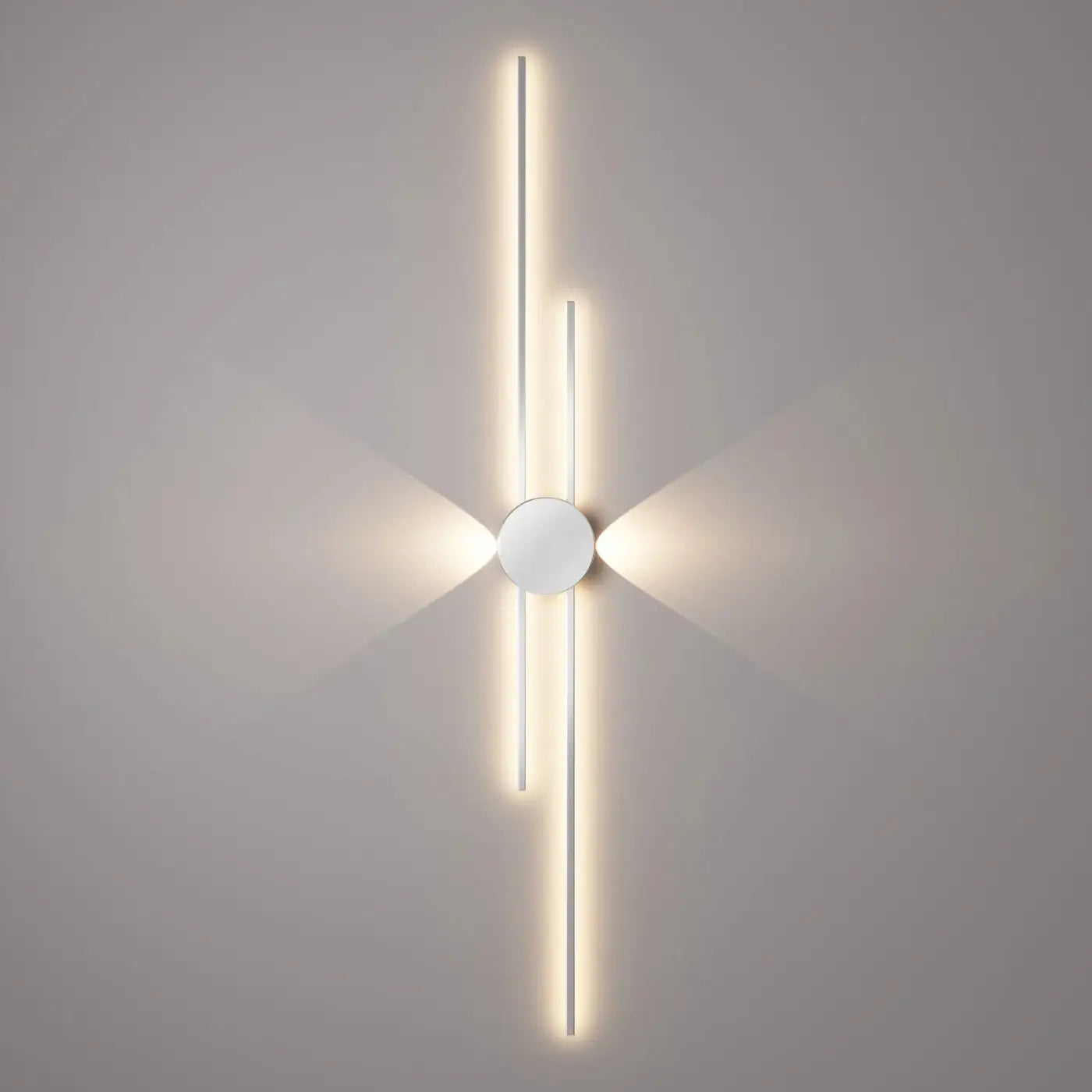 Applique murale LED linéaire noire et blanche — vue 3