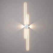 Applique murale LED linéaire noire et blanche — vue 3