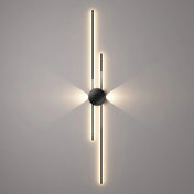 Applique murale LED linéaire noire et blanche — vue 5