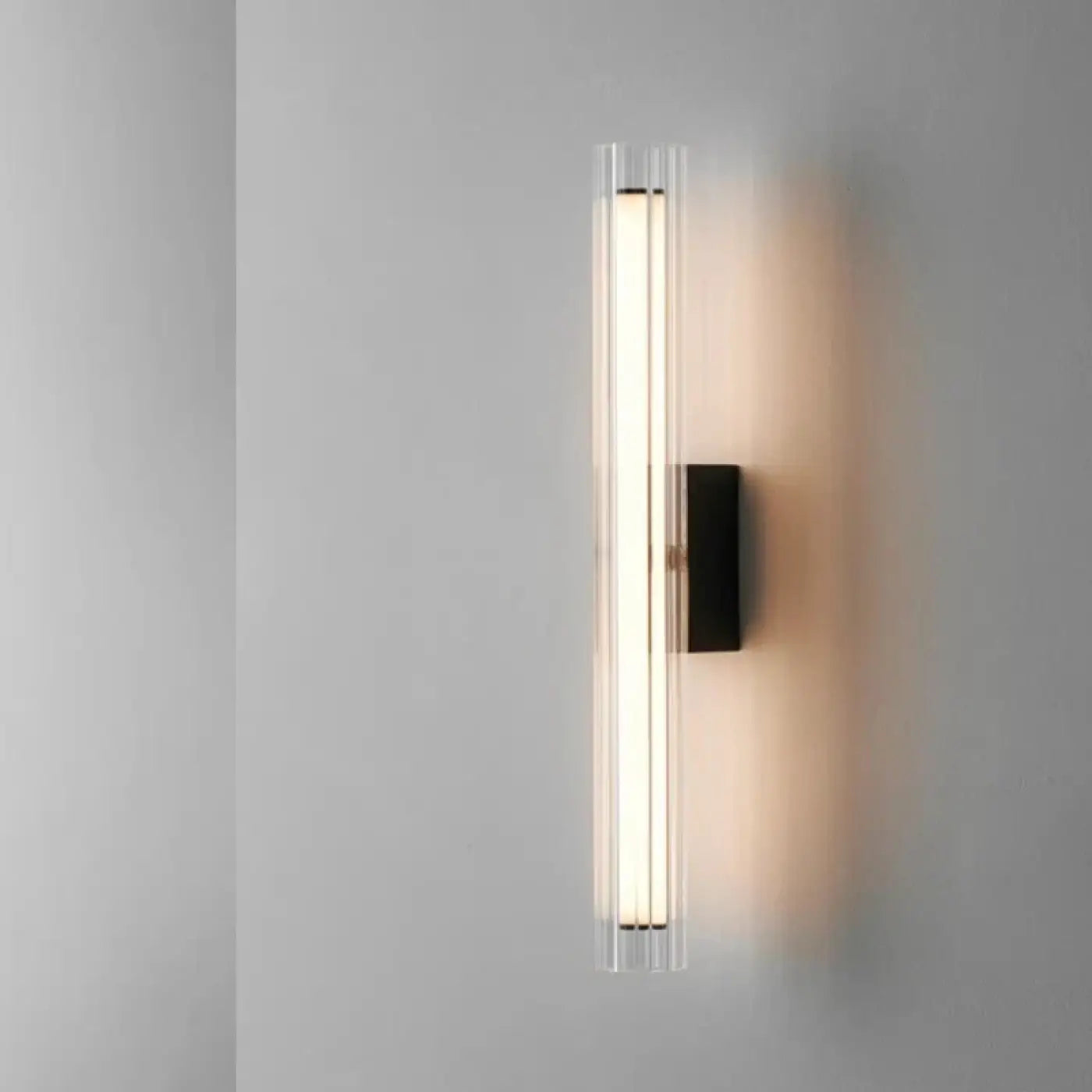 Applique murale LED linéaire noire moderne trois tailles — vue 2