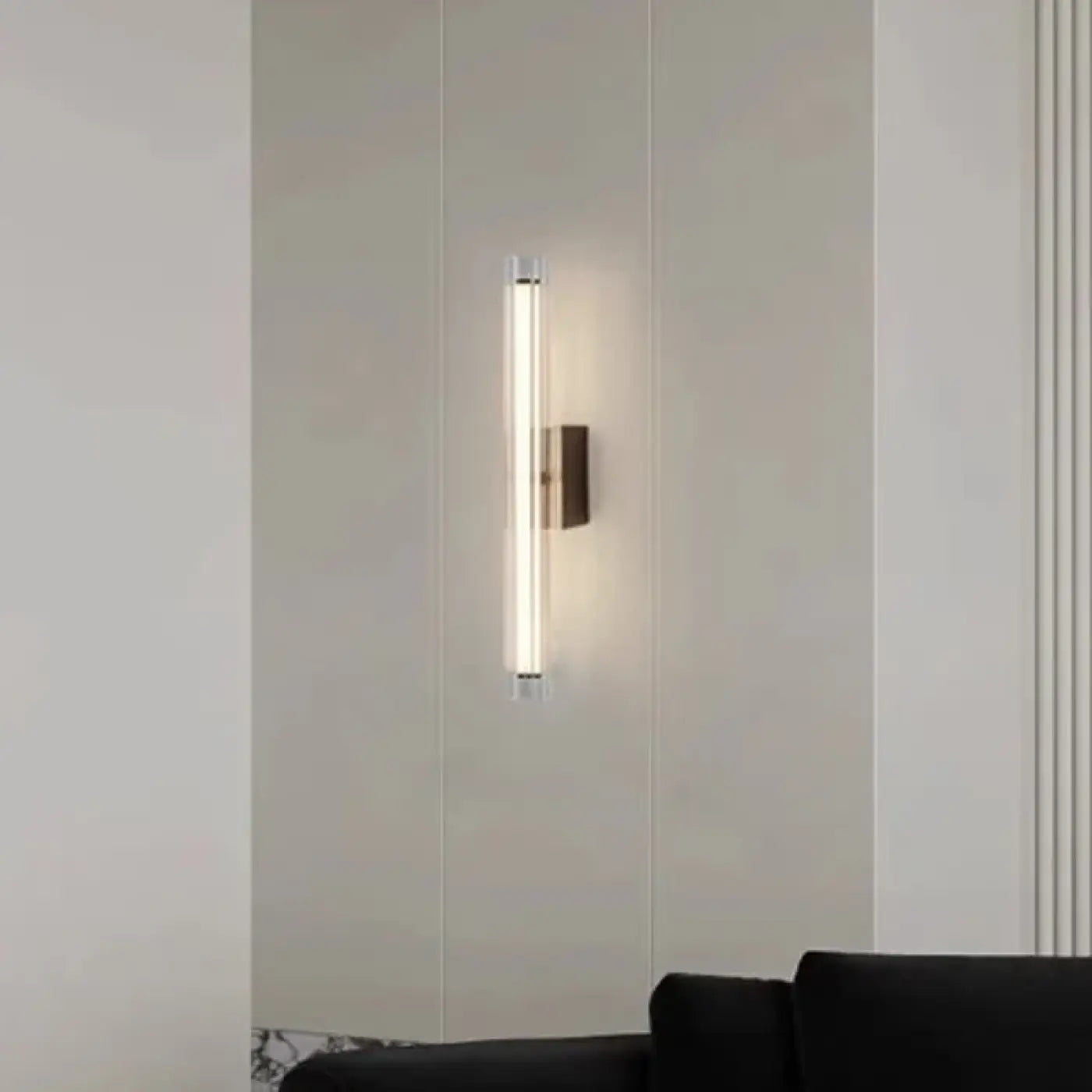 Applique murale LED linéaire noire moderne trois tailles — vue 4
